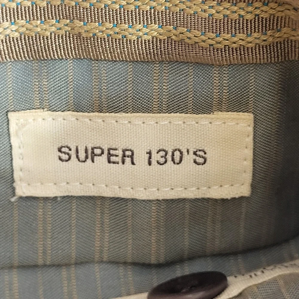 Incotex Dress Pant Men36 Fits 34x29 Plaid Super 130s Wool Classic Fit Pattern B